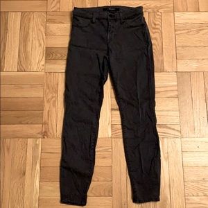 J Brand Gray Super Skinny Jeans